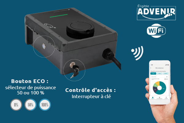 Borne connectée Advenir Wifi - 600x400 px